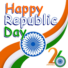 26 January  Republic Day sticker - WAStickerApps simgesi