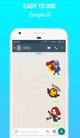 Stickers super héros pour WhatsApp - WAStickerapps capture d'écran 2