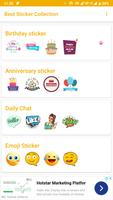 Best sticker collection for WAStickerApps capture d'écran 1