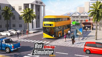 jeux simulation conduite bus Affiche