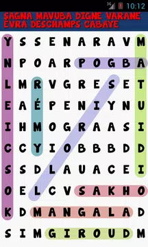 Screenshot 2 for Mots Mêlés en Français