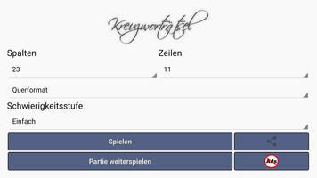 Kreuzworträtsel Deutsch screenshot 3