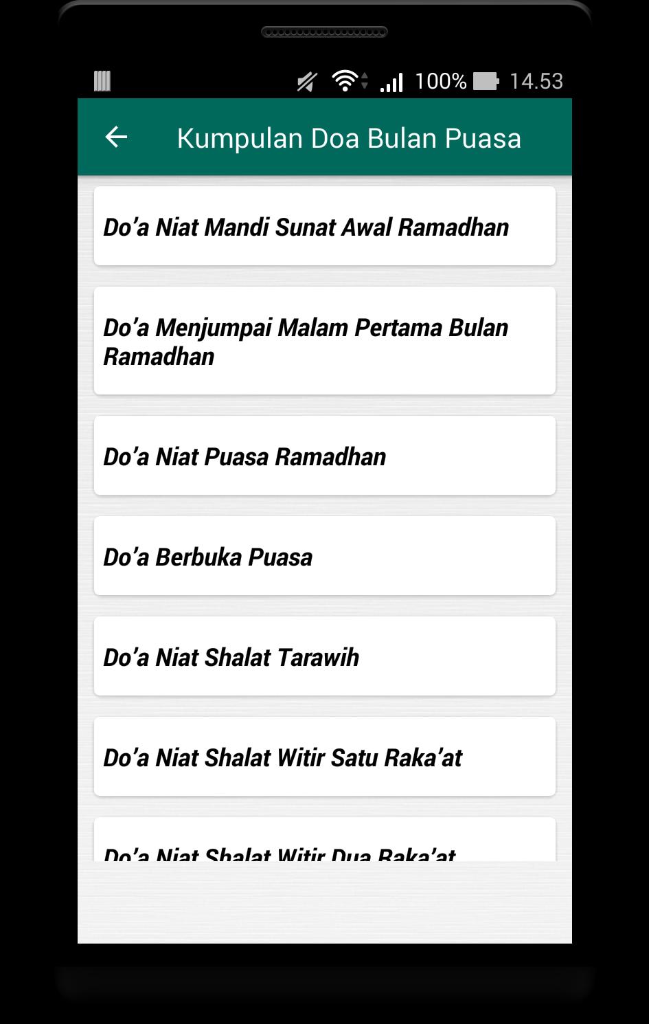 Jadwal Puasa Sunnah 2019