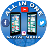 Social media-Social networks in one application ícone