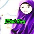Adek Berjilbab Biru Offline icône