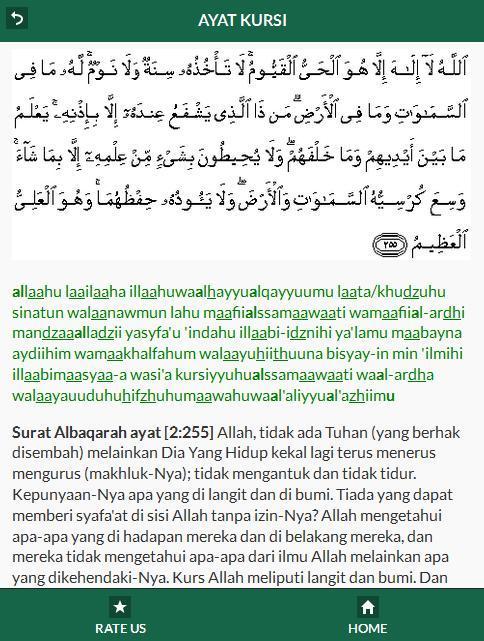 Ayat Kursi dan Terjemahan for Android - APK Download