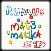 100 Rumus Matematika SD โปสเตอร์