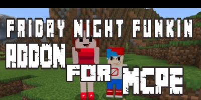 Poster Friday Night Funkin Addon for MCPE