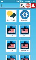 TV Malaysia - Semua Saluran Live TV Malaysia capture d'écran 1