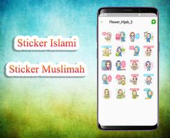 Muslimah Islami Sticker for WhatsApp WAStickerApps capture d'écran 2