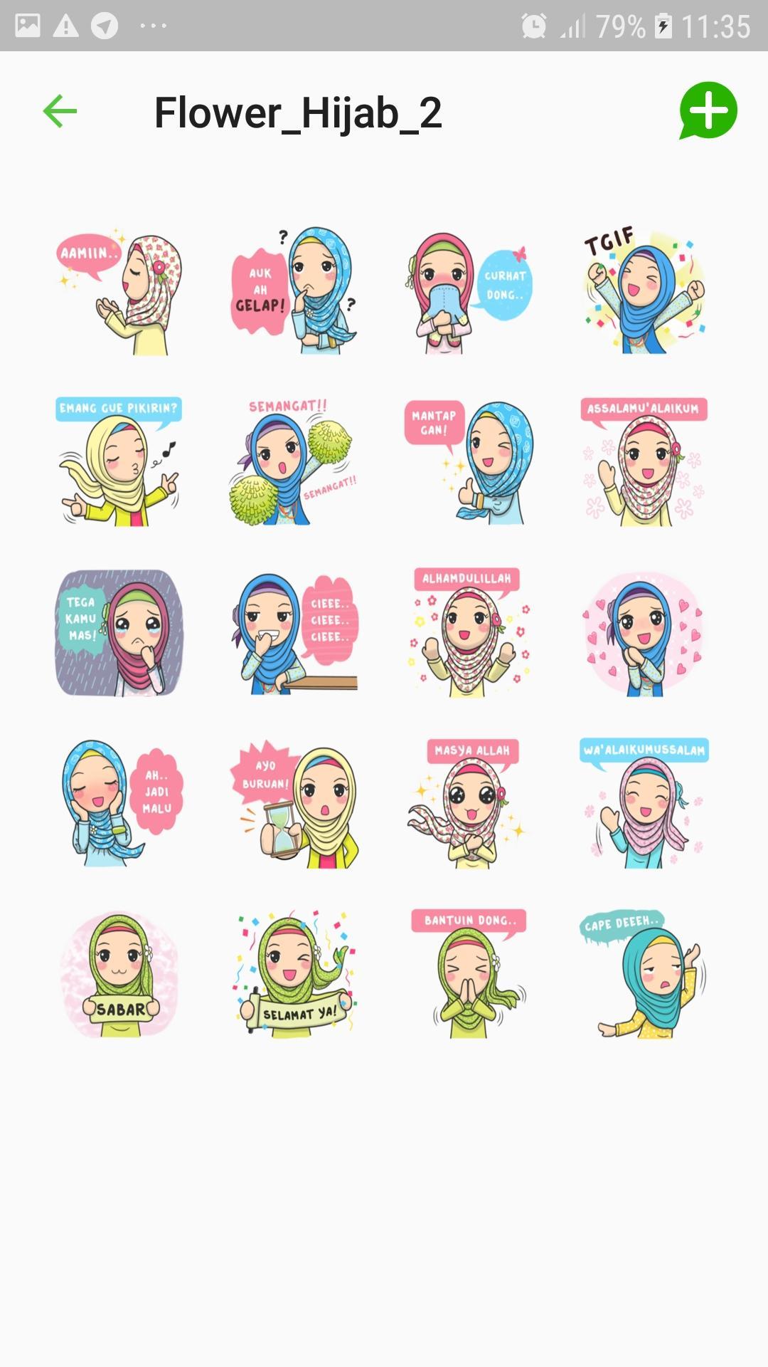 35+ Trend Terbaru Stiker Muslimah Untuk Whatsapp