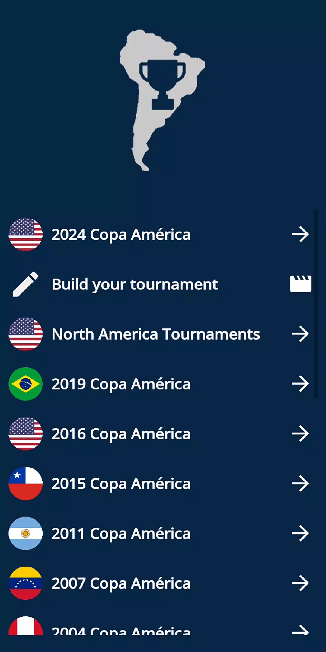 Copa América Calculator