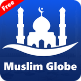 Muslim Globe - Prayer times, Quran, Azan & Qibla icône