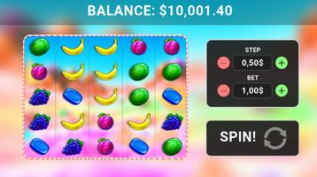 Fruit-Slot Simulator captura de pantalla 1
