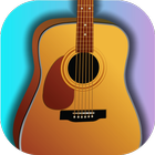guitarra real acústica icono
