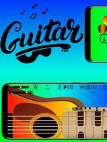 guitarra real acústica Poster