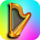 réel harpe icône