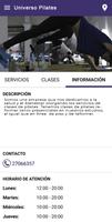 Universo pilates syot layar 2