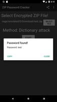 برنامه‌نما ZIP Password Cracker عکس از صفحه