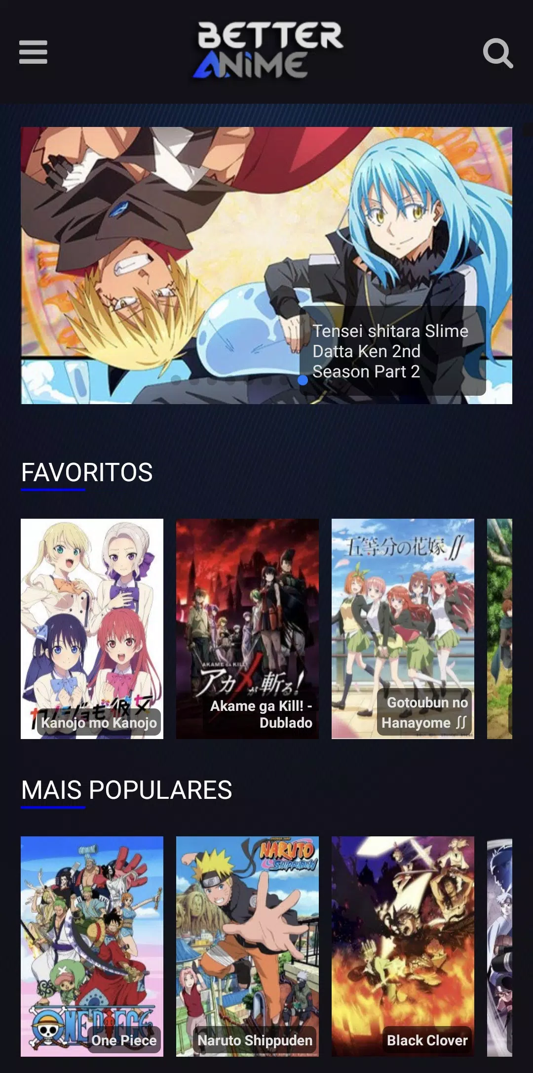 Download do APK de BetterAnime - Animes Online (Oficial) para Android