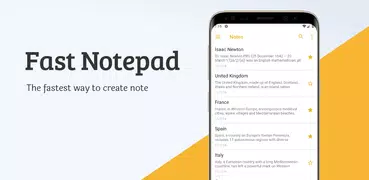 Fast Notepad Notes