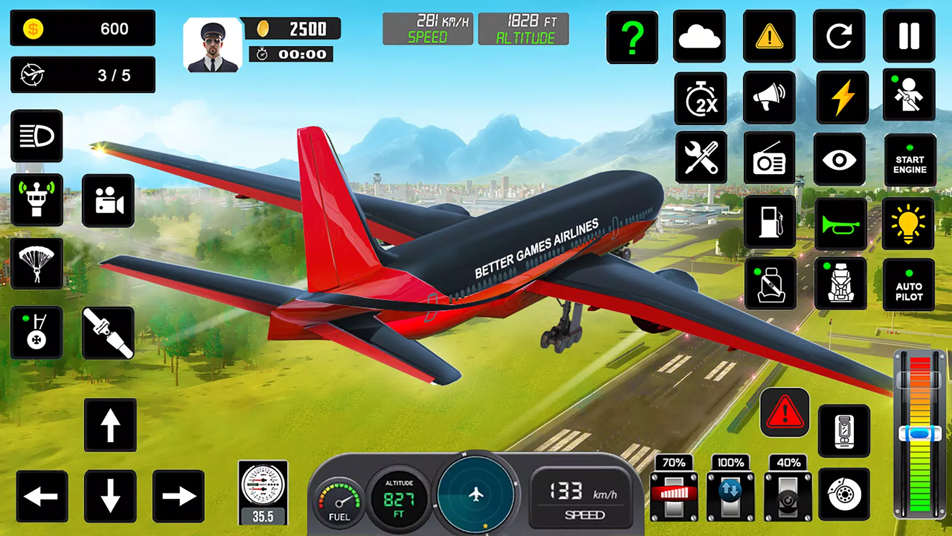 Flight Pilot Simulator 3D Free MOD APK Android Download