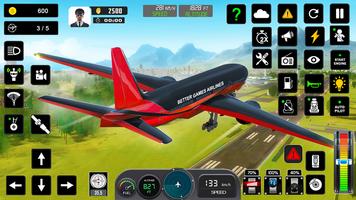 フライト シミュレーター : 飛行機 ゲーム パイロット ポスター