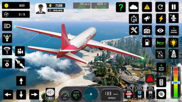 Vuelo Simulador : Avión Juegos captura de pantalla 3
