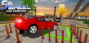 5to rueda coche aparcamento: conductor simulador