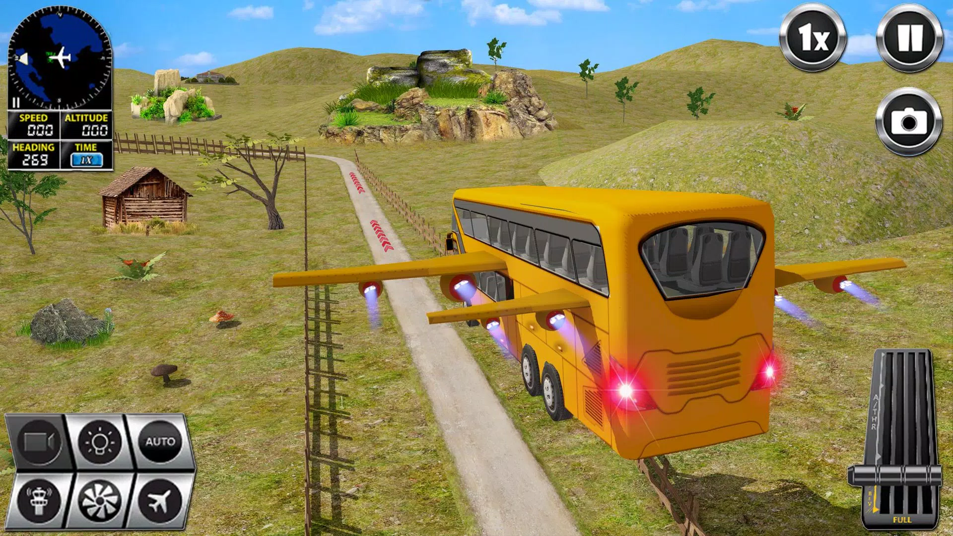 Download do APK de Voando Ônibus Simulador Jogos para Android