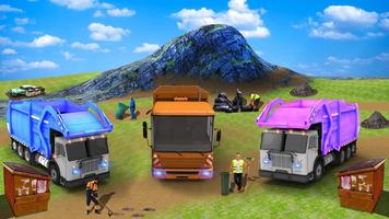 پوستر City Flying Garbage Truck driving simulator Game