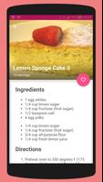 Sponge Cake Recipes capture d'écran 2