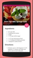 Sponge Cake Recipes capture d'écran 3