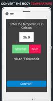 Body Temperature Convert پوسٹر