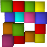 Cube 3D icône