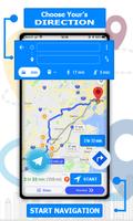 GPS Route Finder: Offline Navigation & Directions Affiche