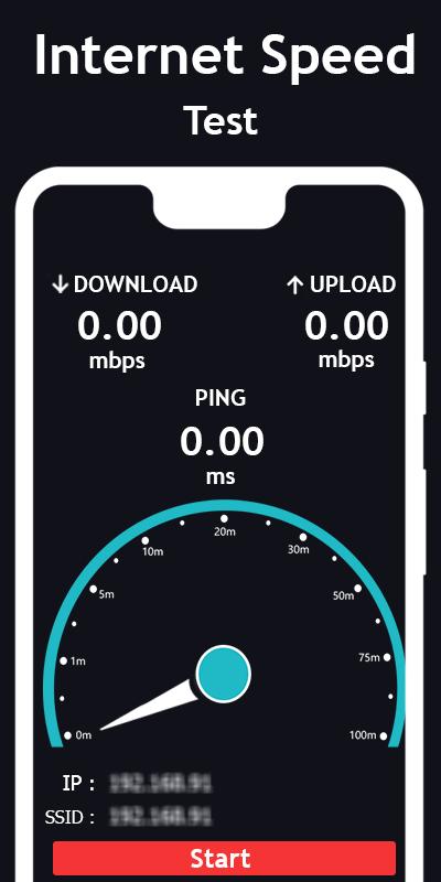 Internet Speed Tester Meter kbps APK pour Android Télécharger