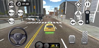 Taxi Simulator City Driving پوسٹر