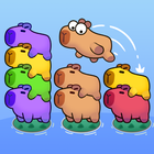 ikon Capybara Sort