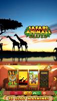 Slots Animaux de Safari Affiche