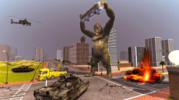 Angry Gorilla City Smasher 3D Ekran Görüntüsü 2