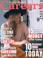 Home Based Careers Magazine الملصق