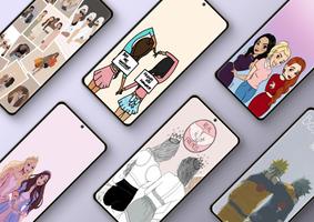 BFF Best Friend Wallpaper Cartaz