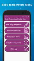 Body Temperature Checker Recor Affiche