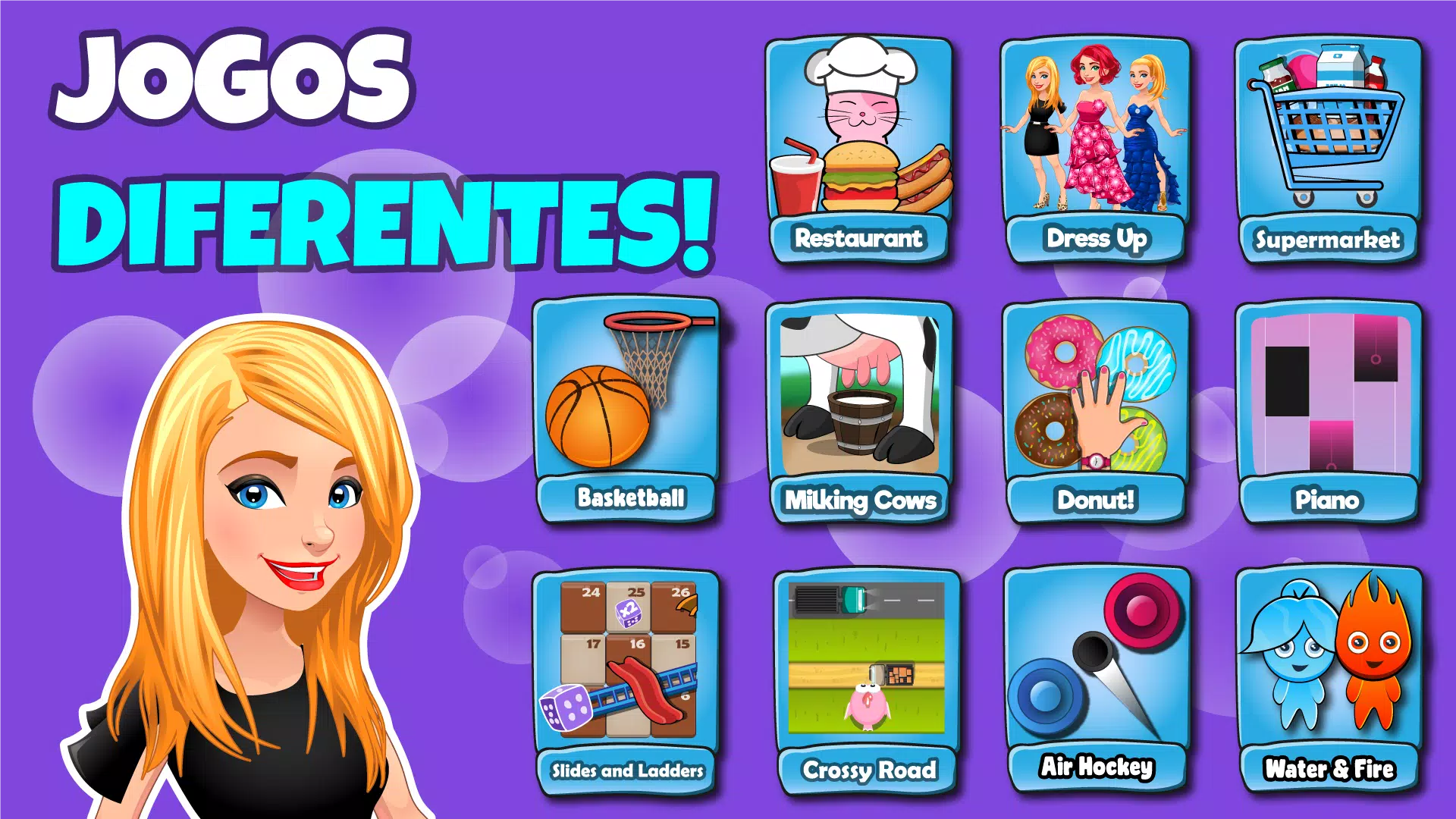 Download do APK de BFF - Jogos de 2 jogadores para meninas para Android