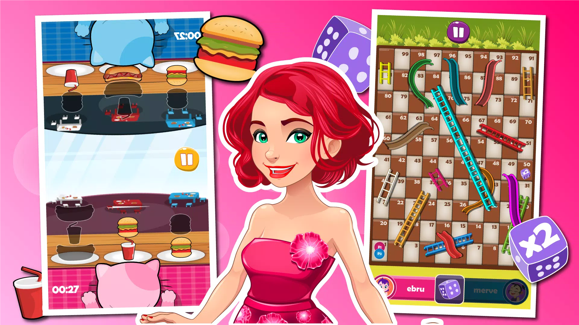 Download do APK de BFF - Jogos de 2 jogadores para meninas para Android