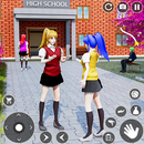 Anime High School Girl Life 3D APK