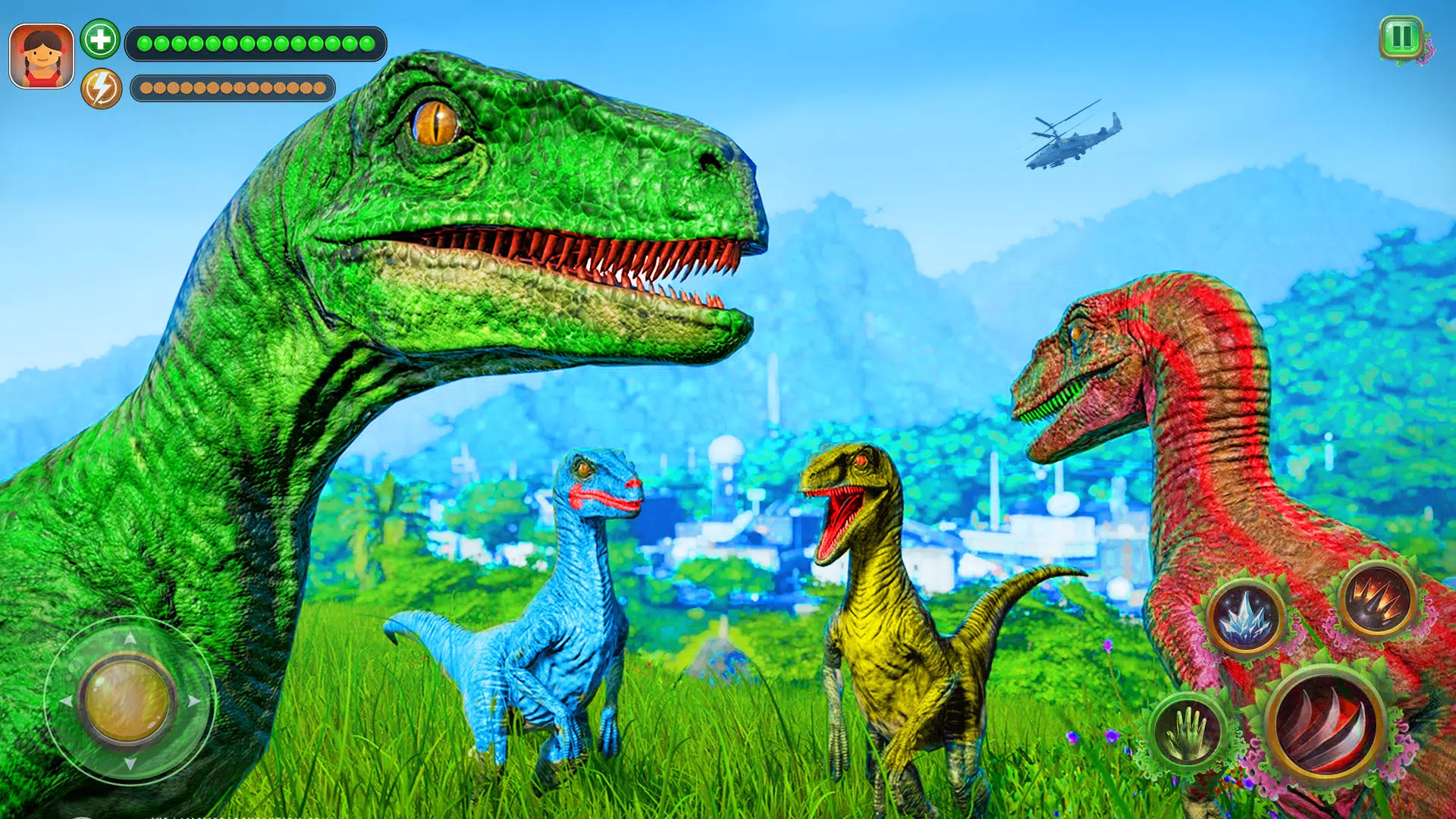 Baixar e jogar Dinossauro simulador Jogos 3D no PC com MuMu Player