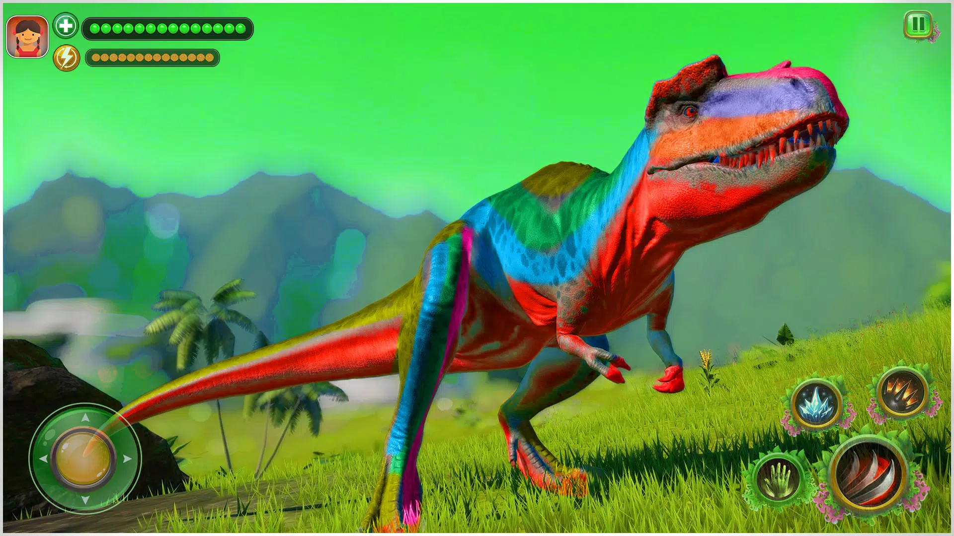 Simulador de dinossauro 3d, Dinosaur Sim, jogo de dinossauros pra