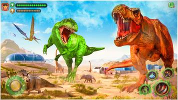 Dinosaurier-Sim: Dino-Angriffs Plakat